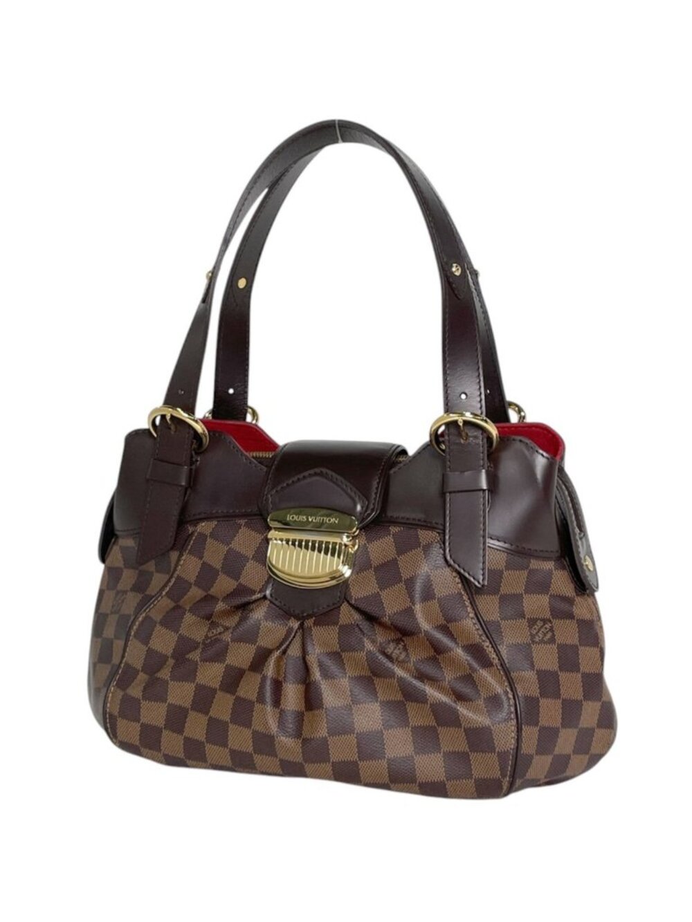 Louis Vuitton Sistina PM Tote Bag Damier Brown